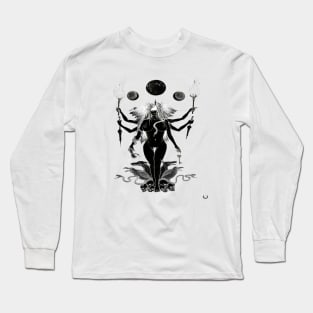 Hekate in black Long Sleeve T-Shirt